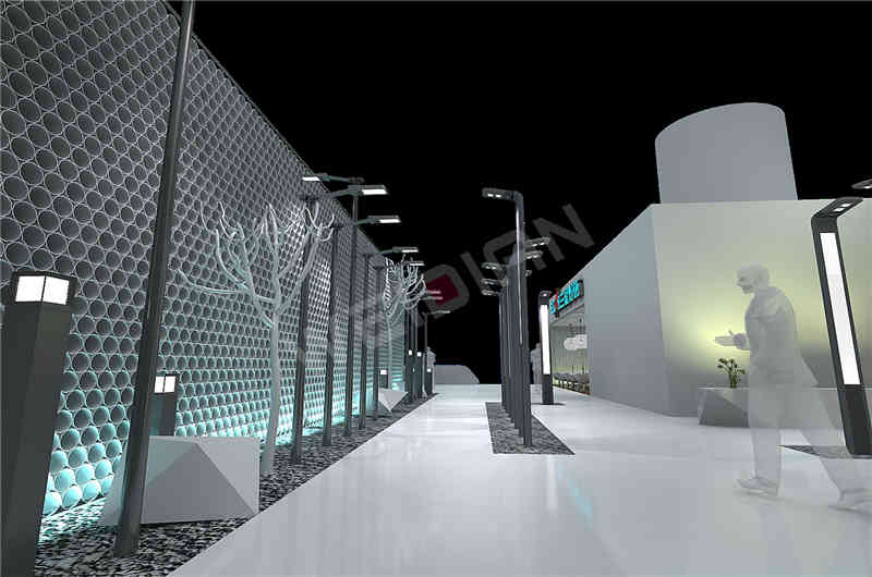 三星照明廣州國際照明展覽會-光亞展廣州展臺設計搭建